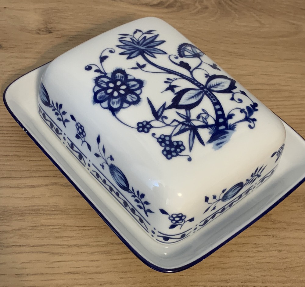 Butter Dish KAHLA Zwiebelmuster Onion Pattern
