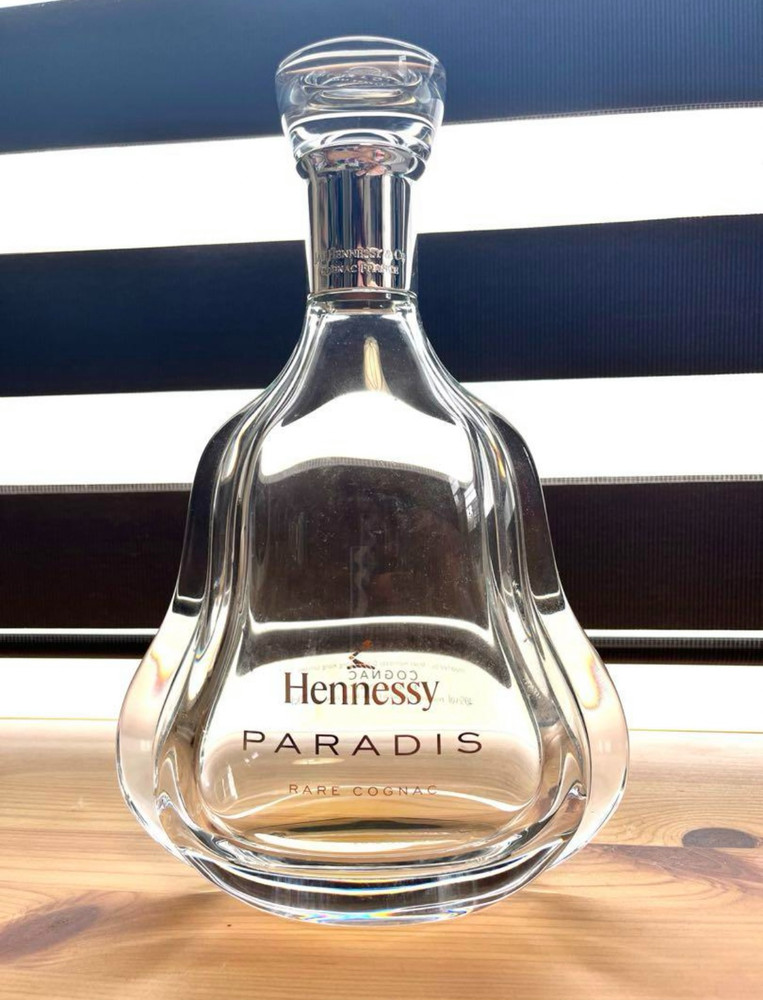 Hennessy Paradis Cognac Crystal Decanter Empty Bottle