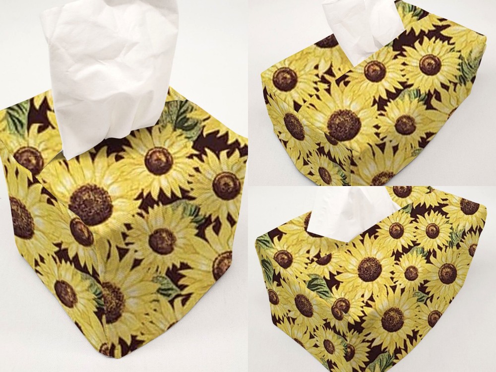 Sunflowers Tissue Box Cover