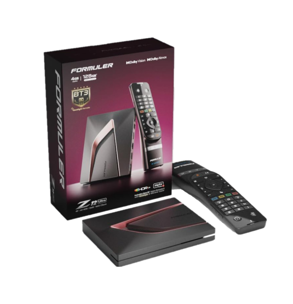Formuler Z12 Ultra-4K Streaming Media Player, Android 12, Dolby Vision