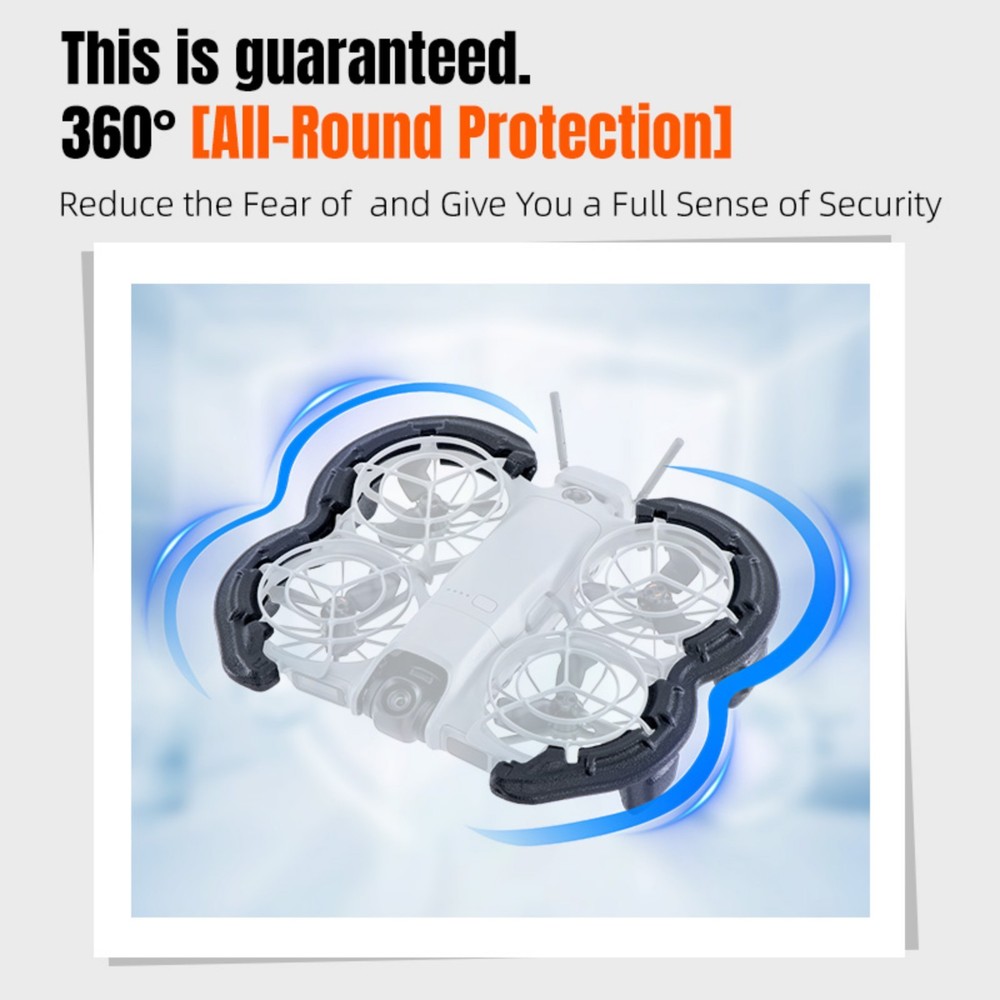 Floating Propeller Guard for DJI NEO2 Scratch & ShockResistant Black