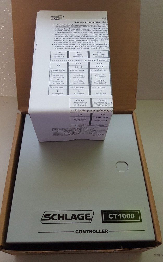 Locknetics Schlage CT1000 Offline Hardwire Door Controller