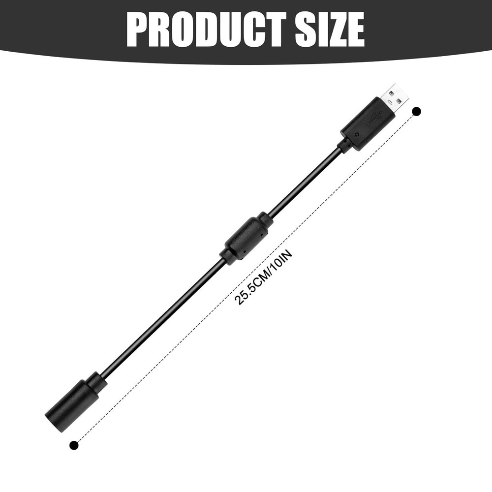 2PCS USB Breakaway Cable Adapter for Logitech G920 Thrustmaster Ferrari 458 Whee