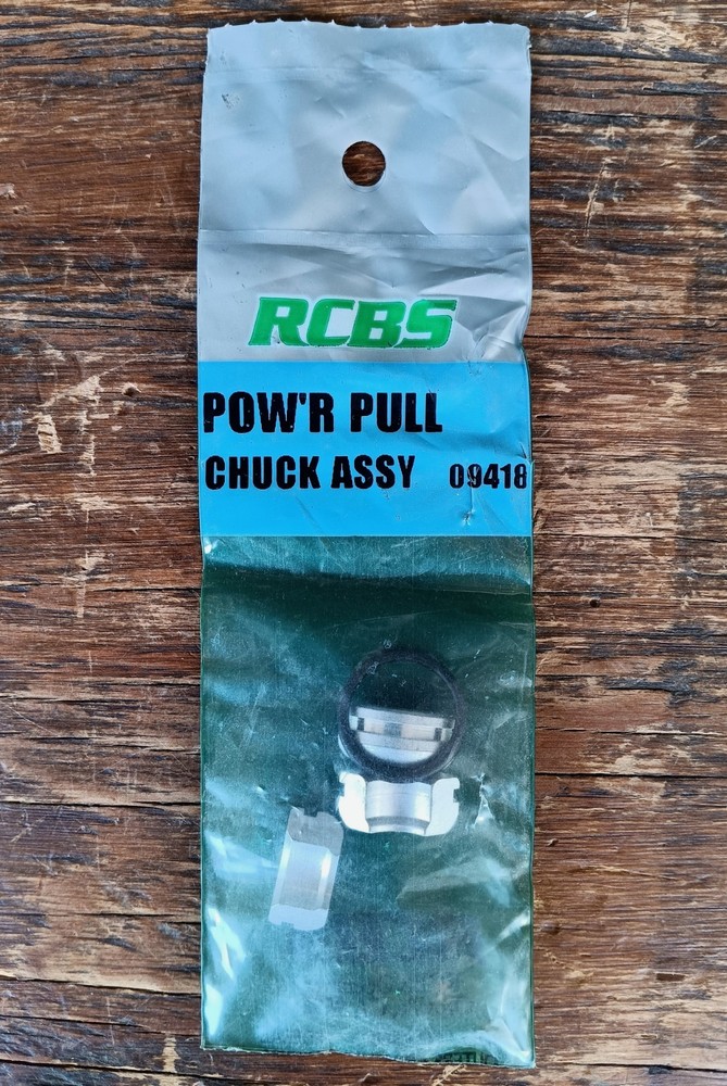 RCBS Bullet Puller Chuck Assembly #09418 Pow'r Pull ~ Rifle Pistol Reloading