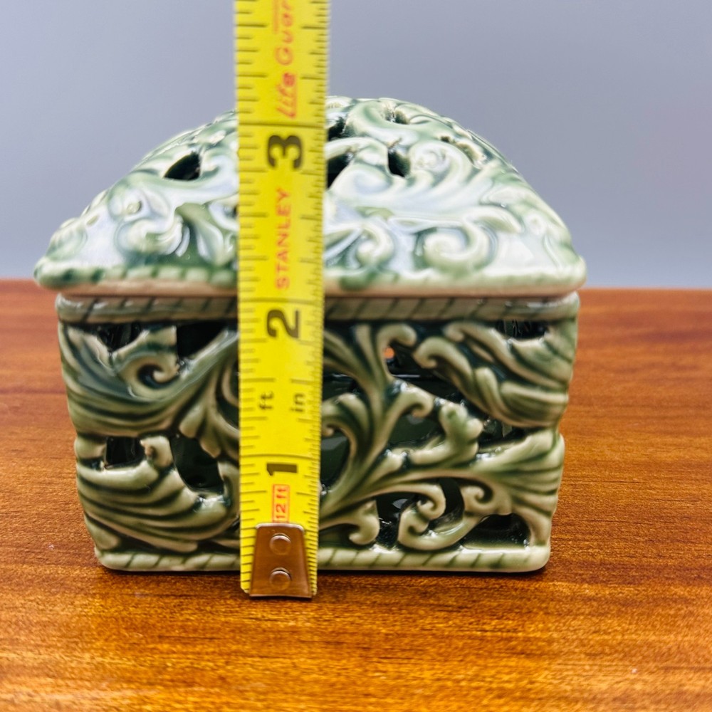 Handmade Celadon Porcelain Incense Burner