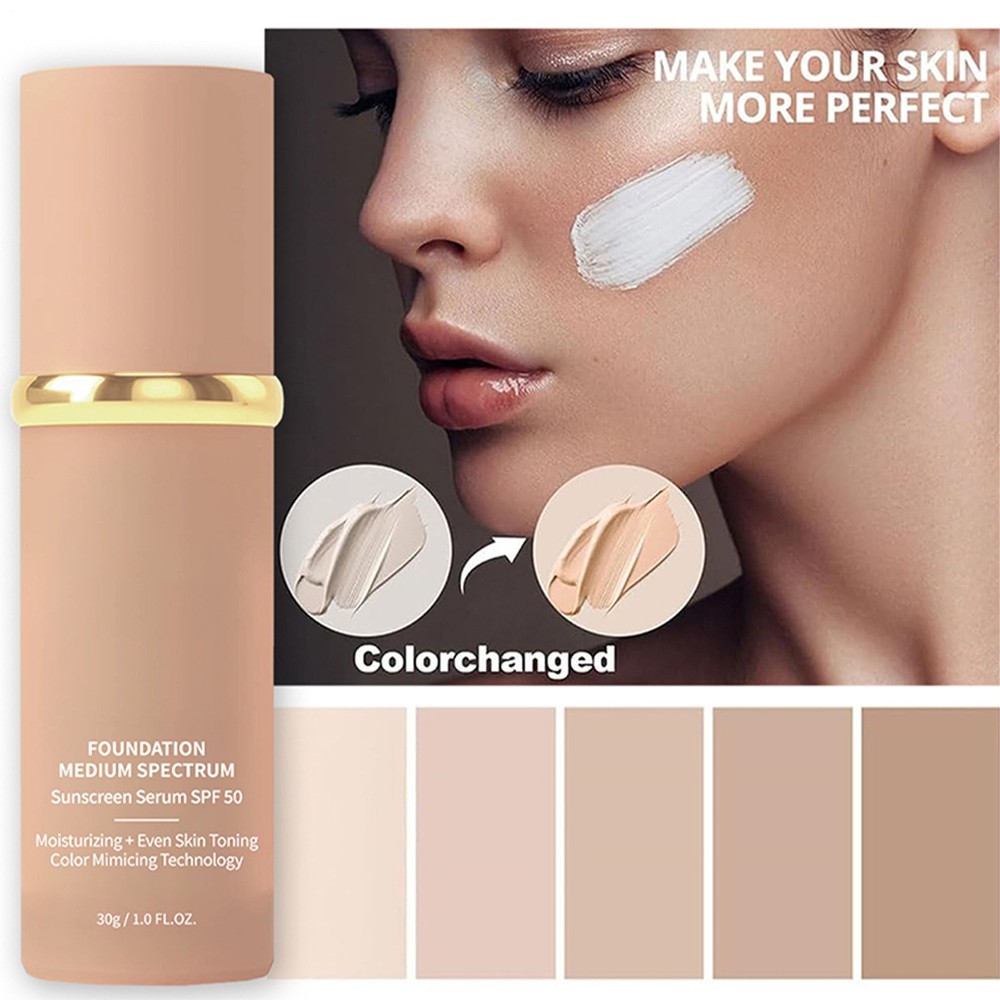 4 in 1 foundation Liquid- Hydrating Medium full coverage concealer SPF 50+