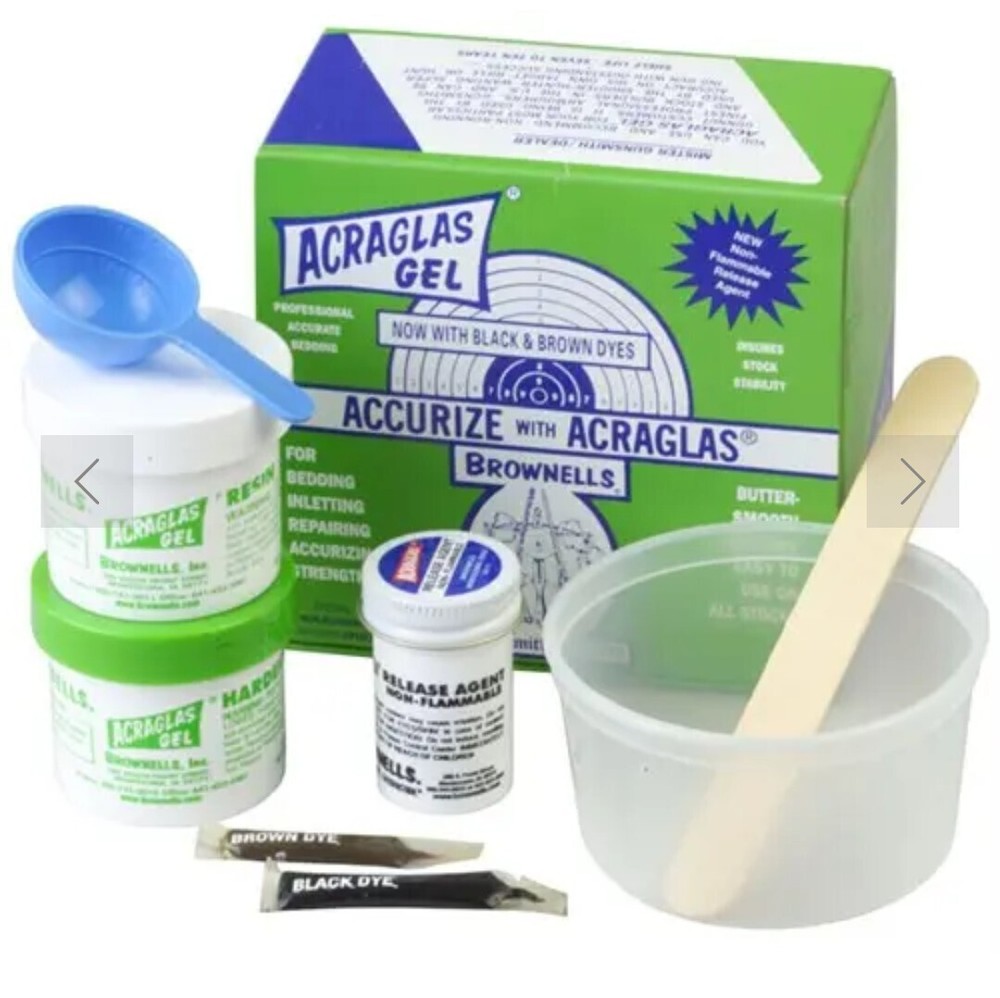 Acraglas Gel Rifle Bedding Compound Epoxy Kit