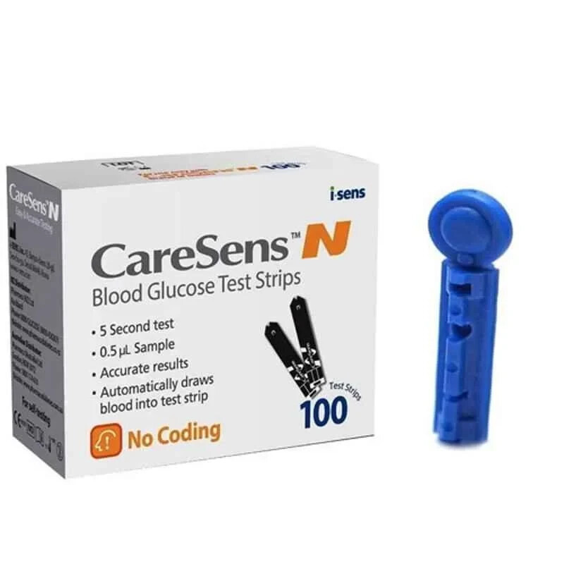 Caresens N Blood Sugar Test Strips - 1000 Strips Pack