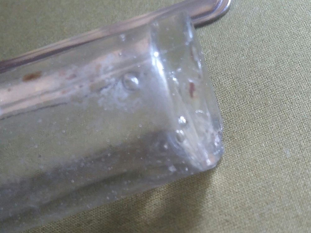 old glass bottle dug up in anglesea
