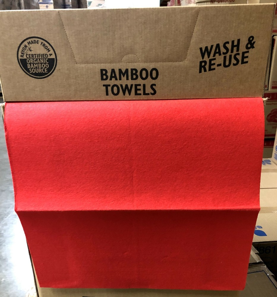 BAMBOOEE FLAT PACK REUSABLE TOWEL (Case - 4 PACK / 50 CT.)