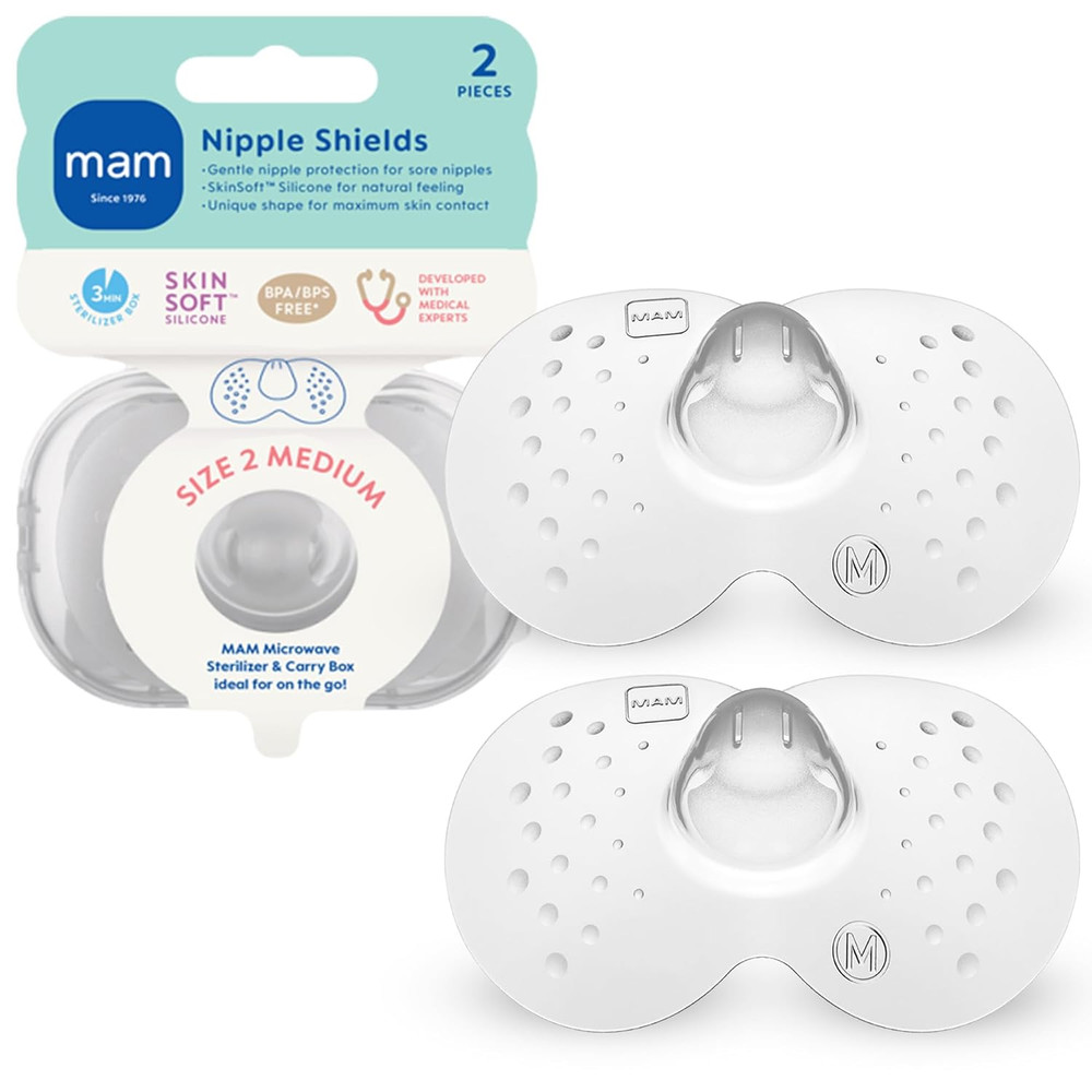 Nipple Shields for Breastfeeding Medium 20Mm – Ultra Thin Silicone Shield for La