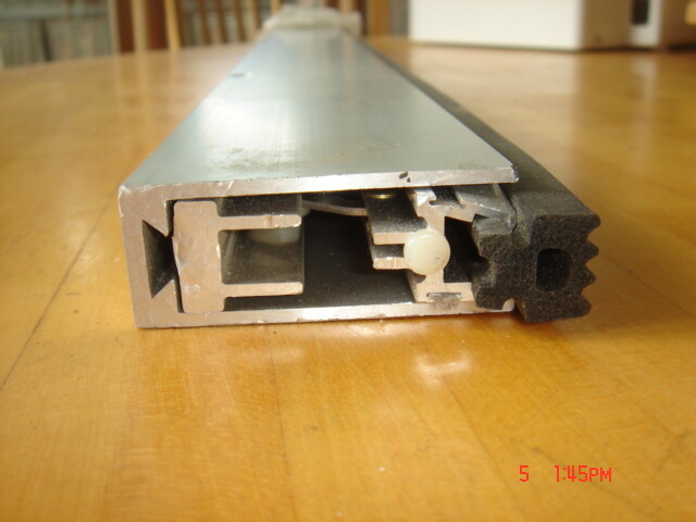 Brand New Clear Anodized 48” Reese Automatic Door Bottom