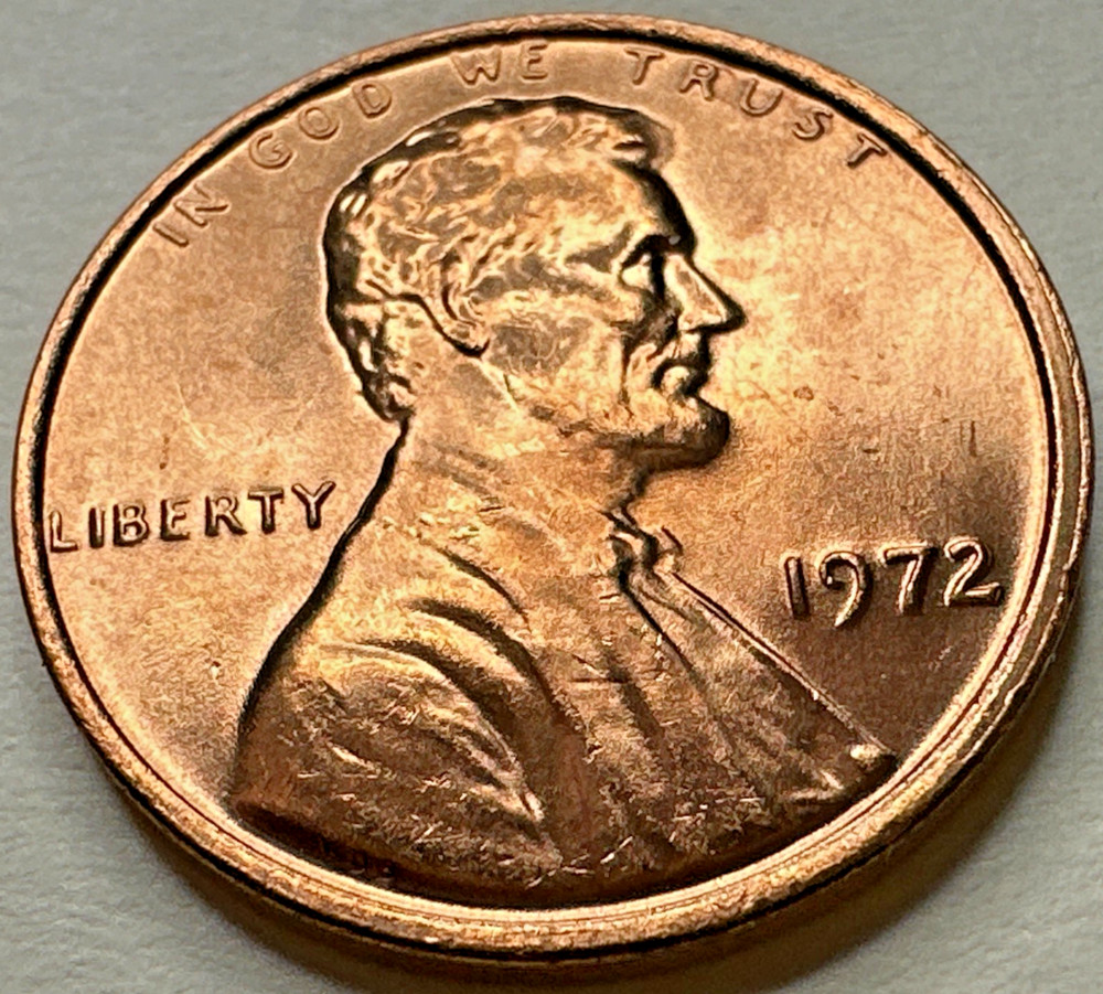 1972 P Lincoln Memorial Cent 2056X