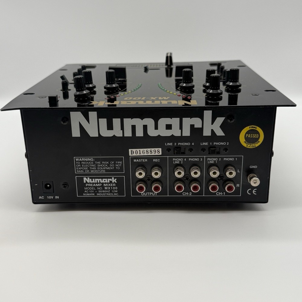 Numark MX-100 preamp mixer Parts Only **untested**