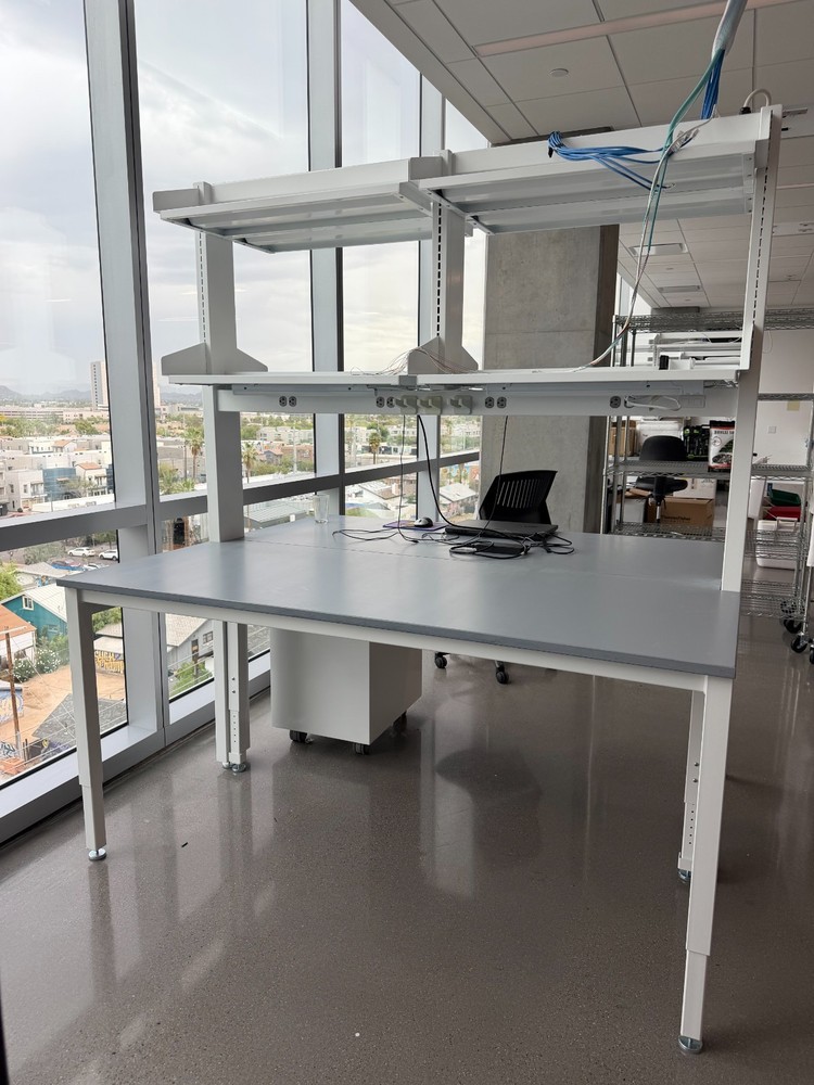 Mott 6' Lab Bench Systems w/ Shelves & Electrical