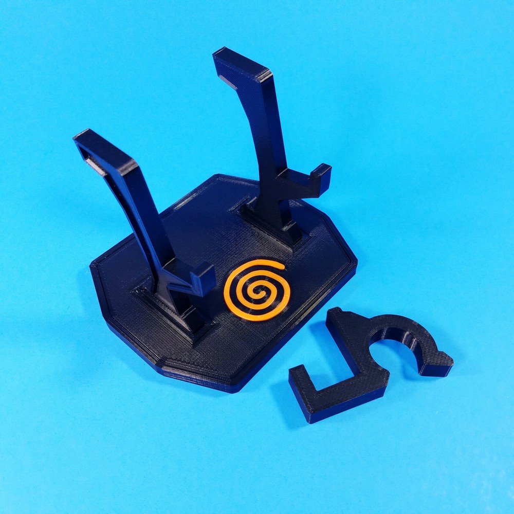 Sega Dreamcast Controller Display Stand - Custom 3D Printed - Multi Color Mounts