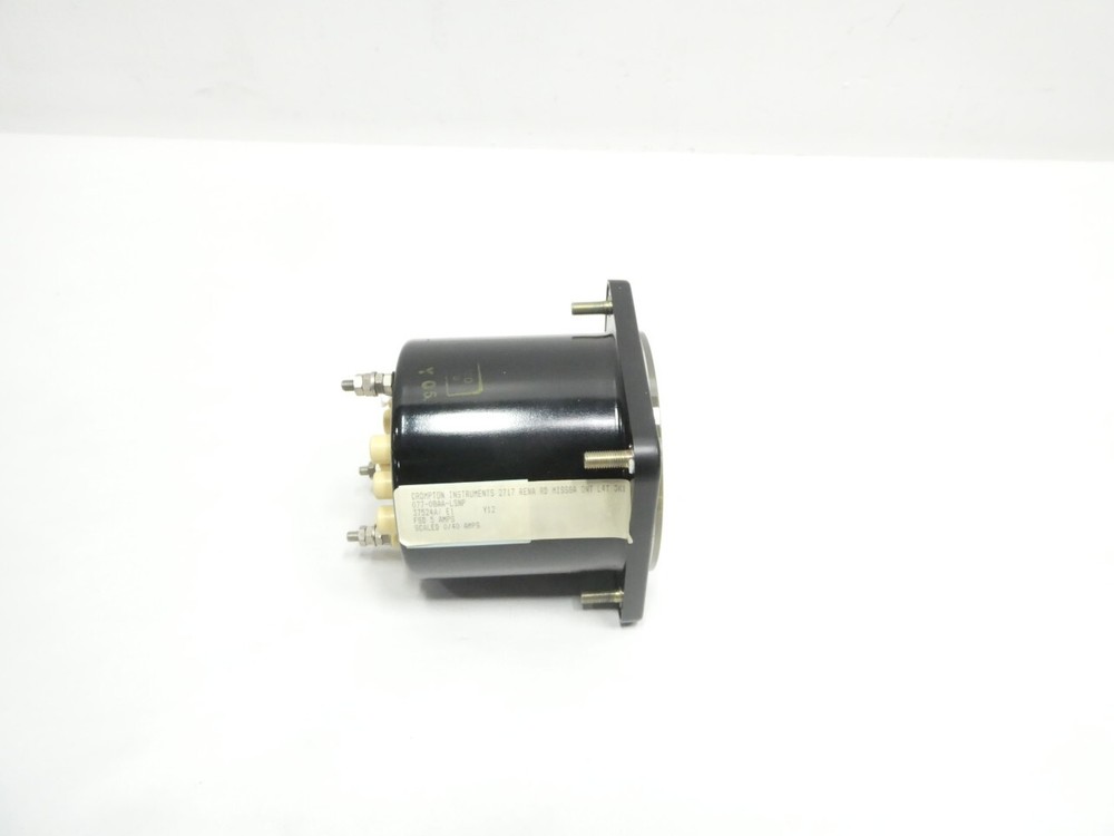 Crompton 077-08AA-LSNP Ammeter 0-40a Amp