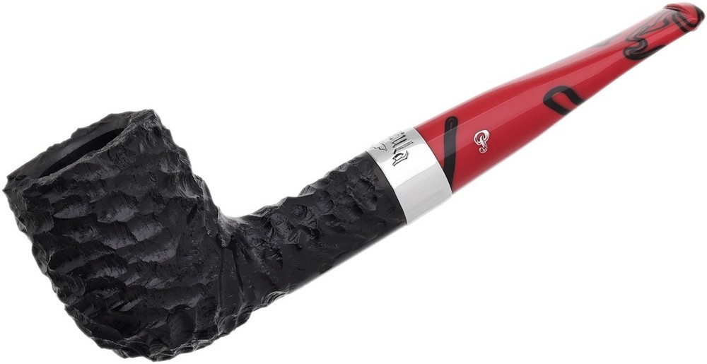 Peterson Dracula Rusticated Billiard (106) Fishtail Pipe - New