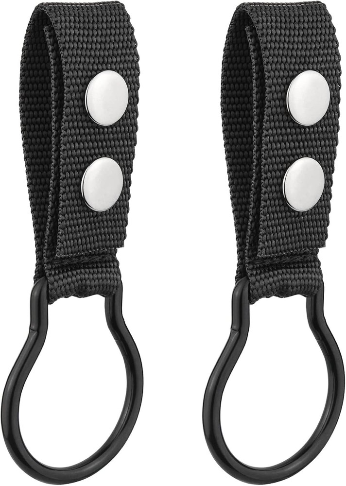 Nylon Flashlight Holder for Duty Belt - 2 Pack, Perfect for D/C Cell Lighting
