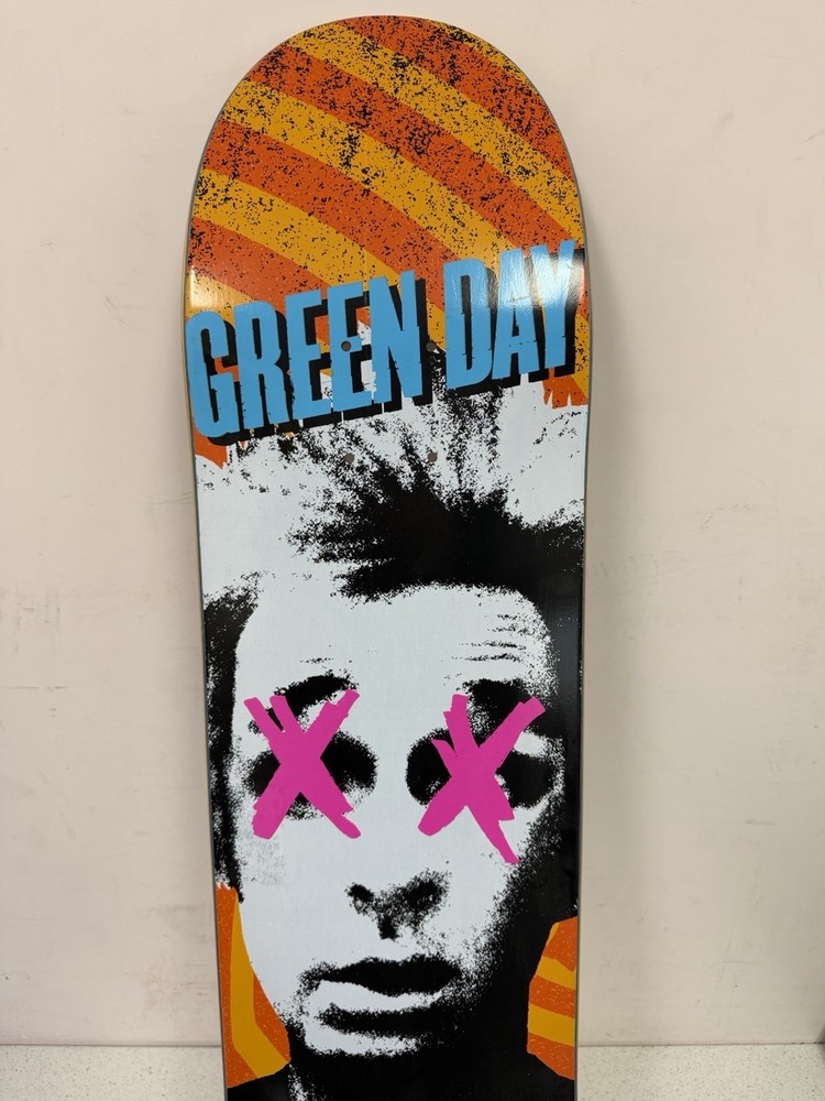 REAL AR GREENDAY DOS Skateboard Deck-7.75 Very Rare Preowned