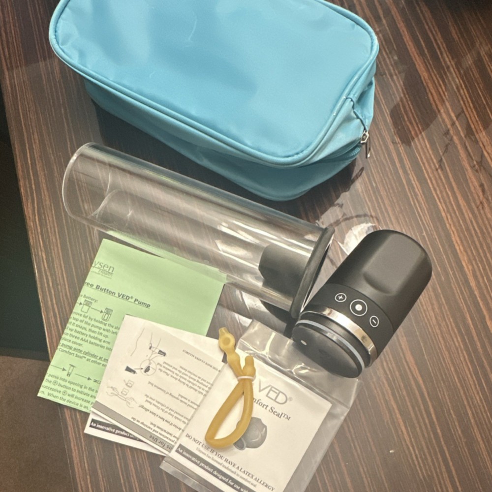 Erectile Dysfunction Vacuum Pump Therapy System with Case