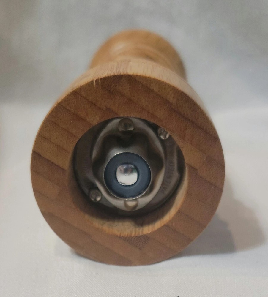 Vintage 8" William Bounds Bamboo Pepper Grinder