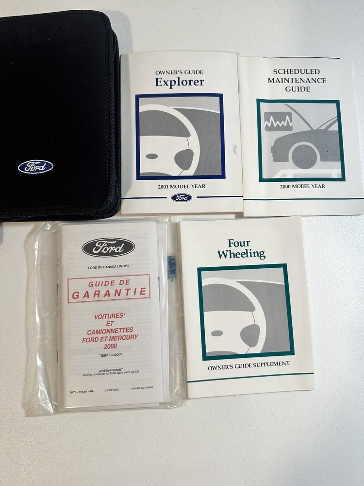 2001 Ford Explorer Owner's Manual Set