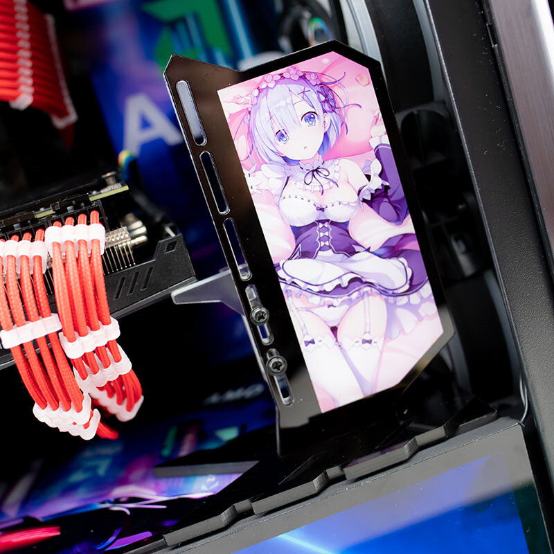 GPU Card Stand Anime Light Board For Computer Graphics Card Bracket Custom Made