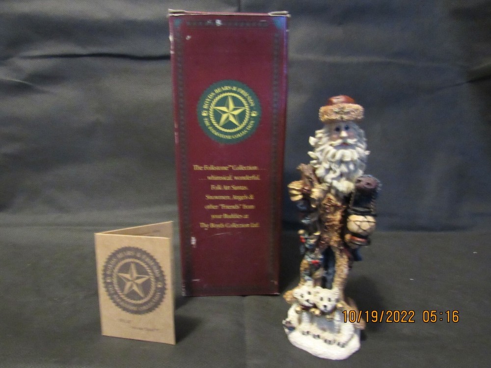 Boyd's Bears - Folkstone Collection St. Nick #2808 - Great Condition
