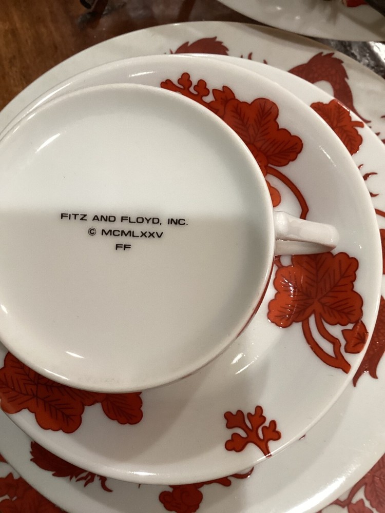 fitz and floyd dinnerware set