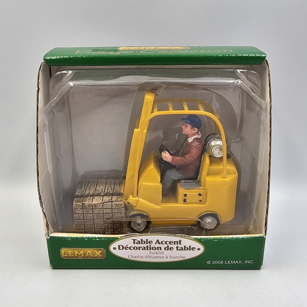 Lemax Village Collection Accessory Forklift Table Accent 83695 Construction