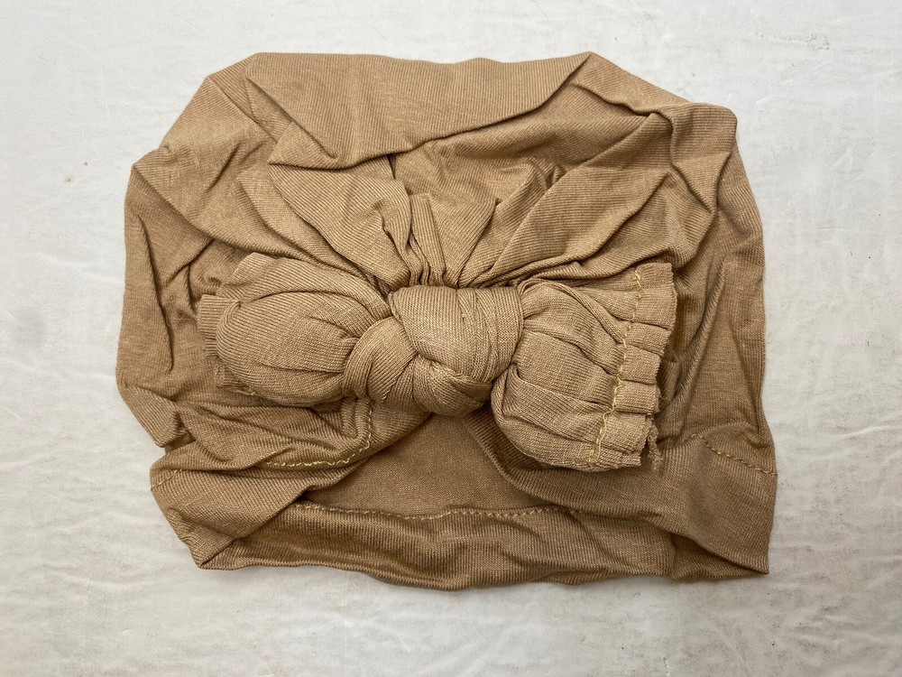 Baby Plain Headwrap • Light Brown