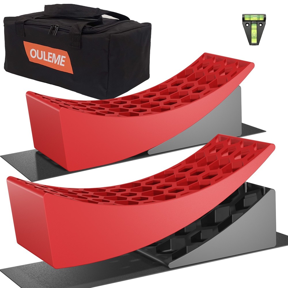 OULEME 2Pk RV Leveling Blocks for Travel Trailer Motorhome Camper, 35,000 lbs