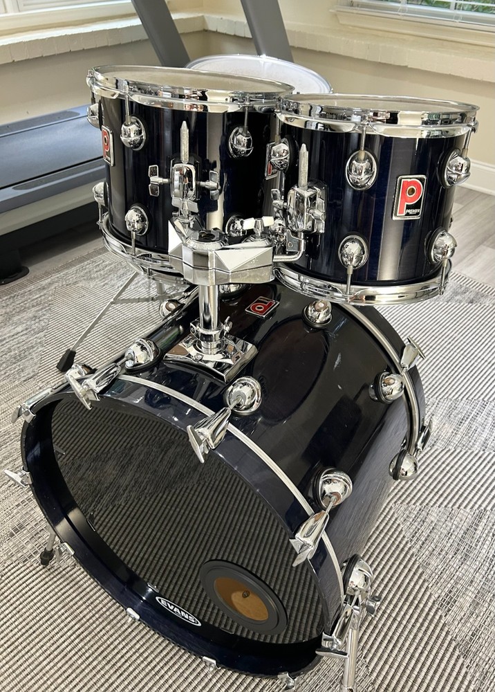 Vintage 90s Premier Genista drum set - 5-pc shell pack