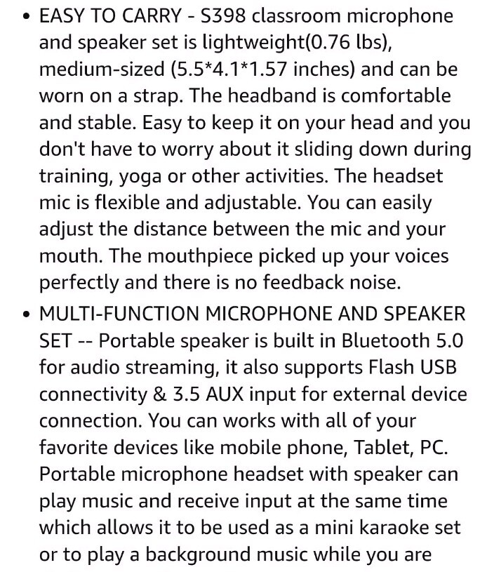 Haoworks Orginal Voice Amplifier S398