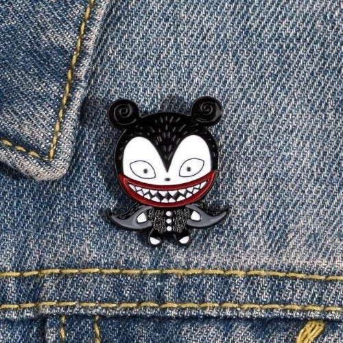 Vampire Teddy Enamel Pin
