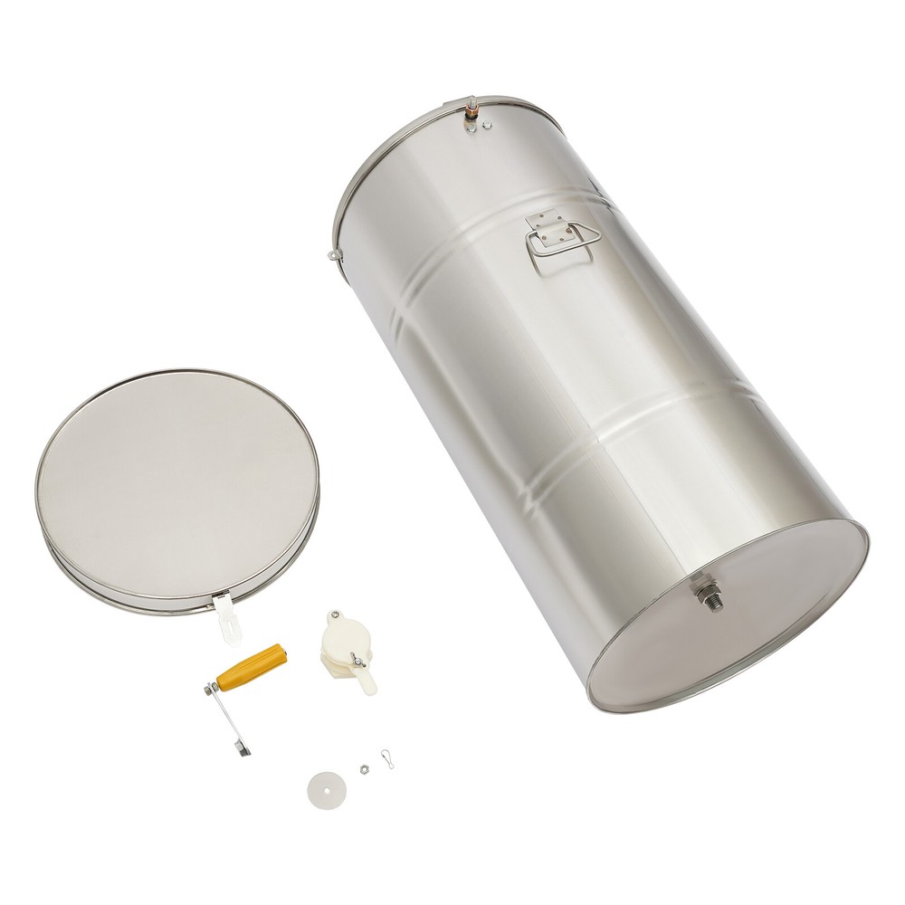 Manual 2 Frame Honey Extractor - Durable Stainless Steel Design