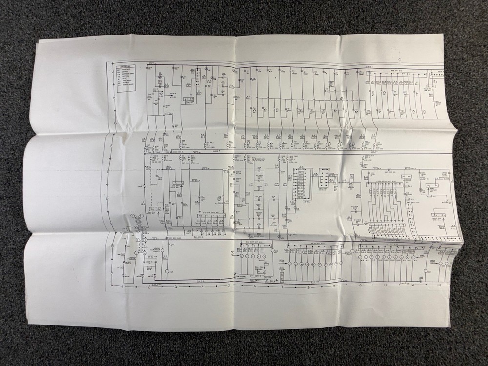 Bally Expressway Pinball Machine Game Manual Schematics