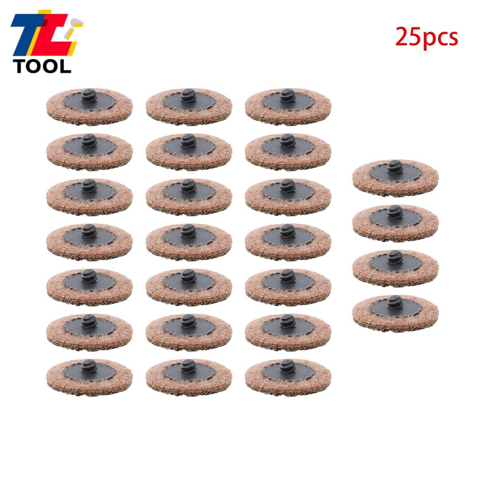 25 Pack Surface Conditioning Quick Change Discs 2" Coarse Prep Pad Discs