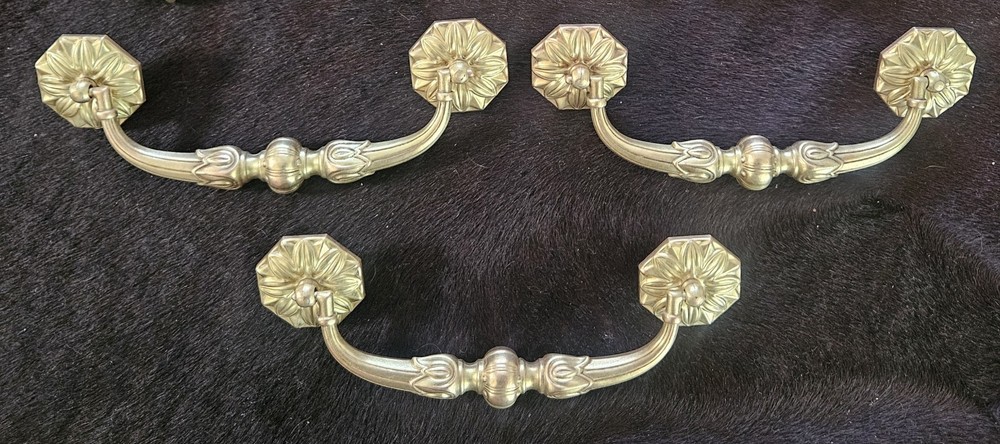 Solid Brass Dresser Drawer Pulls N3876