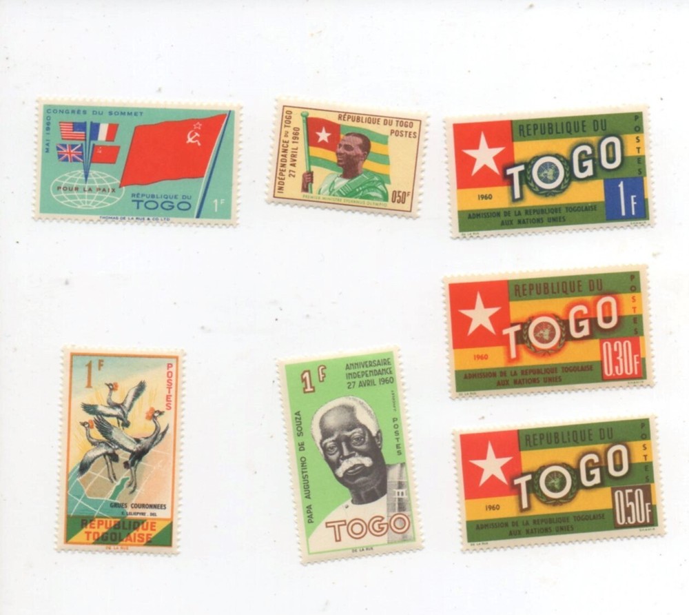Togo MNH mint never hinged assortment 1960s
