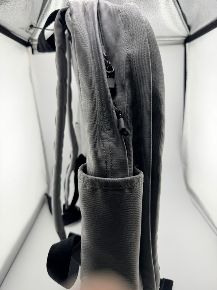 State Brand Grey Backpack Medium Sized With Synchrony Logo On Front