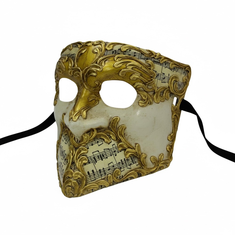 Bautta Masquerade Mask Costume Accessory
