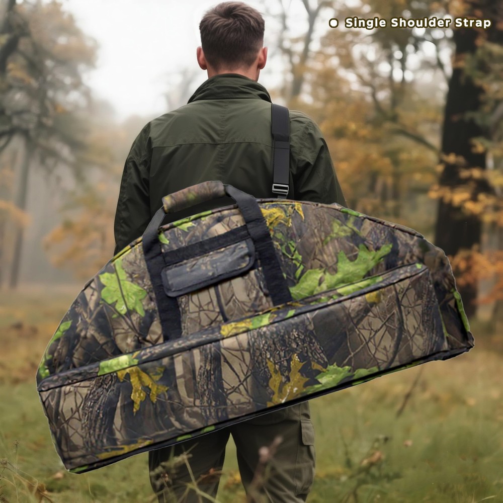 Compound Bow Case Soft Bow Padded Case Light-Weight Bow Carry Bag with Arrow ...