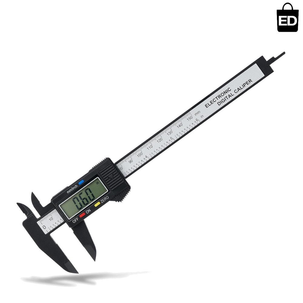 0-6" Digital Caliper with LCD Display & Zero Setting - Perfect for DIY Projects