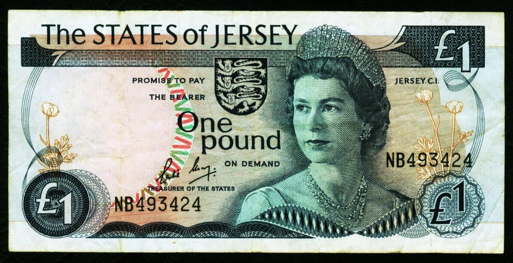 JERSEY. 1 Pound 1976 - 1988. 11b