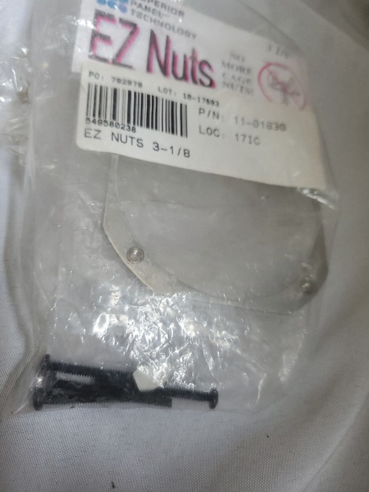 Superior Panel Technology Easy Nuts 2-1/4” bezel backing New