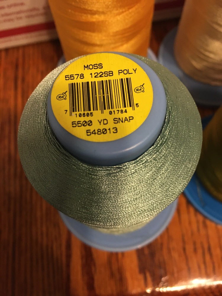 6pcs Different Brand Different Color Embroidery Thread 5000m
