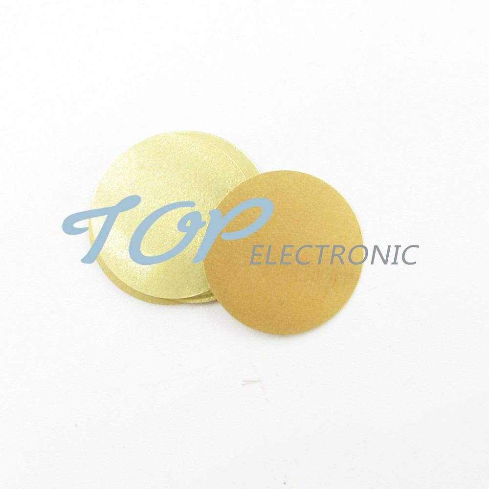 50PCS 12mm Piezo Elements Sounder Sensor Trigger Drum Disc + Copper