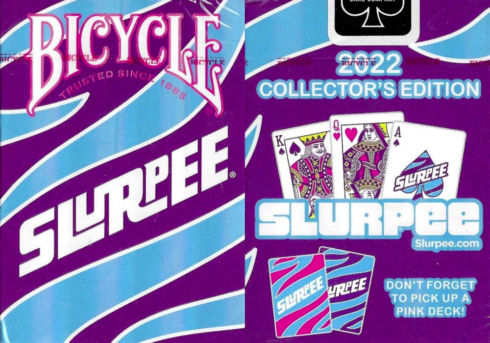 Bicycle 7 -Eleven Slurpee Playing Cards 2 Deck Set – Fourth Edition - SEALED